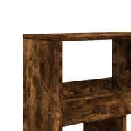 Разделител за стая опушен дъб 100x33x187,5 см инженерно дърво