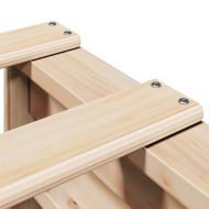 Рамка за легло без матрак, 100x200 см, бор масив