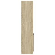 Висок шкаф, сонома дъб, 92x33x140 см, инженерно дърво