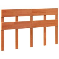 Рамка за легло без матрак, восъчнокафяв, 160x200 см, бор масив