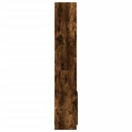 Висок шкаф, опушен дъб, 92x33x180 см, инженерно дърво