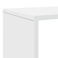 Библиотека, бяла, 132x29x141,5 см, инженерно дърво