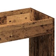 Висок шкаф, старо дърво, 92x33x140 см, инженерно дърво