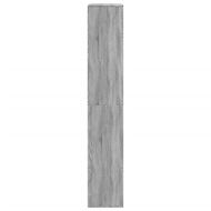 Разделител за стая сив сонома 100x33x187,5 см инженерно дърво