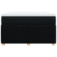 Боксспринг легло с матрак, черно, 120x190 см, плат