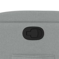 Реклайнер стол, светлосив, текстил