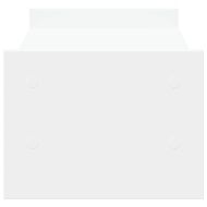 Поставка за монитор, бяла, 50x27x20 см, инженерно дърво