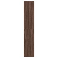 Разделител за стая, кафяв дъб, 100x33x175 см, инженерно дърво