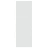 Шкаф органайзер, бял, 30x41x118 см, инженерно дърво