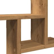 Стенни рафтове, 2 бр, дъб артизан, 38x12x38 см, инженерно дърво