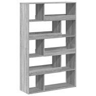 Библиотека, сив сонома, 100x33x156,5 см, инженерно дърво