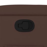 Наклоняем стол, кафяв, изкуствена кожа