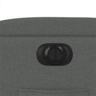 Електрически наклоняем стол, тъмносив, текстил