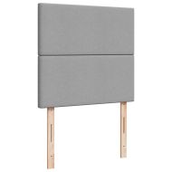 Боксспринг легло с матрак, светлосиво, 80x200 см, плат