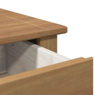 vidaXLL Нощно шкафче PANAMA 46x40x57 см борово дърво масив