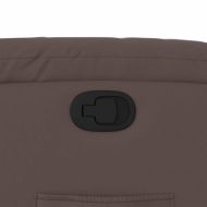 Изправящ реклайнер стол, кафяв, изкуствена кожа