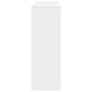 Разделител за стая, бял, 100x33x94,5 см, инженерно дърво