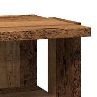 Шкаф за обувки, старо дърво, 28x27x102 см, инженерна дървесина