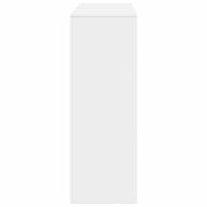 Библиотека/разделител за стая, бяла, 100x33x94,5 см