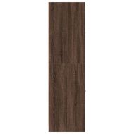 Шкаф органайзер, кафяв дъб, 40x41x144,5 см, инженерно дърво