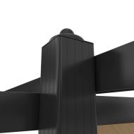 Градинска пергола с прибиращ се покрив, 4x3 м, таупе