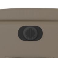 Електрически стол реклайнер, капучино, изкуствена кожа