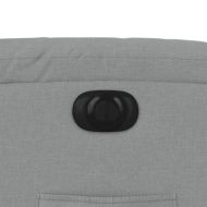 Електрически наклоняем стол, светлосив, текстил