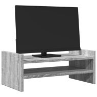 Поставка за монитор, сив сонома, 50x27x20 см, инженерно дърво