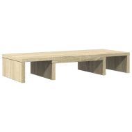 Регулируема поставка за монитор, сонома дъб, 60x24x10,5 см