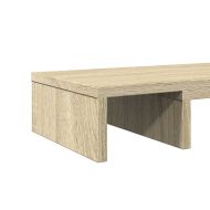 Регулируема поставка за монитор, сонома дъб, 60x24x10,5 см