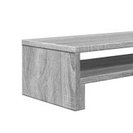 Поставка за монитор, сив сонома, 54x22x15 см, инженерно дърво