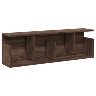 Стенен шкаф, 100x20x30 см, кафяв дъб, инженерно дърво