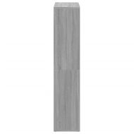 Разделител за стая / библиотека, сив сонома, 69,5x29x137,5 см