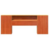 Горна табла с място за съхранение, 180 см, масивно дърво бор