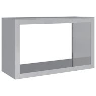 Стойка за дърва за огрев, 100x40x60 см, поцинкована стомана