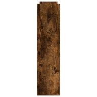 Тясна количка за съхранение 4 нива опушен дъб инженерно дърво