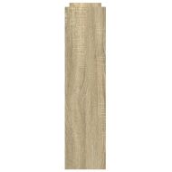 Тясна количка за съхранение 4 нива дъб сонома инженерно дърво