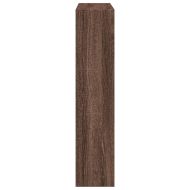 Облицовка за камина, кафяв дъб, 81x18x82 см, инженерно дърво