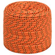Въже за лодка оранжево 10 мм 250 м полипропилен