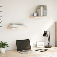 Рафтове за стена, 2 бр, 40x23,5x4 см, инженерна дървесина