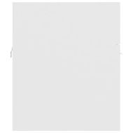 Комплект мебели за баня, бял, ПДЧ