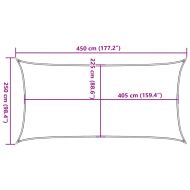 Платно-сенник, 160 г/м², черно, 2,5x4,5 м, HDPE