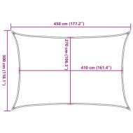 Платно-сенник, 160 г/м², черно, 3x4,5 м, HDPE