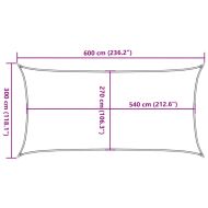 Платно-сенник, 160 г/м², черно, 3x6 м, HDPE