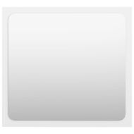 Комплект мебели за баня от 2 части, бял гланц, ПДЧ