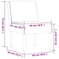 Ниско кресло, сини цветя, текстил