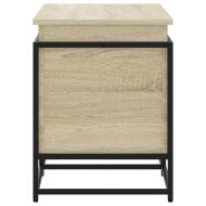 Сандък за съхранение с капак дъб сонома 100x40x51,5 см ПДЧ