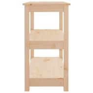 Конзолна маса, 80x40x74 см, борово дърво масив