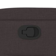 Наклоняем стол, тъмнокафяв, текстил