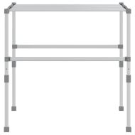 Сушилник за дрехи 83x(50-55)x(40-85) см алуминий